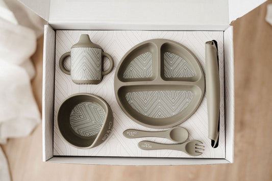 Bo & Ko Essentials Feeding Set Khaki