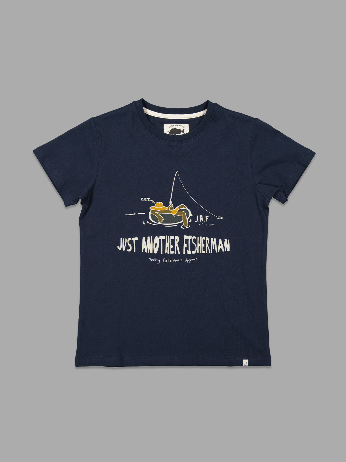 Just Another Fisherman Mini Chilled Angler Tee Navy