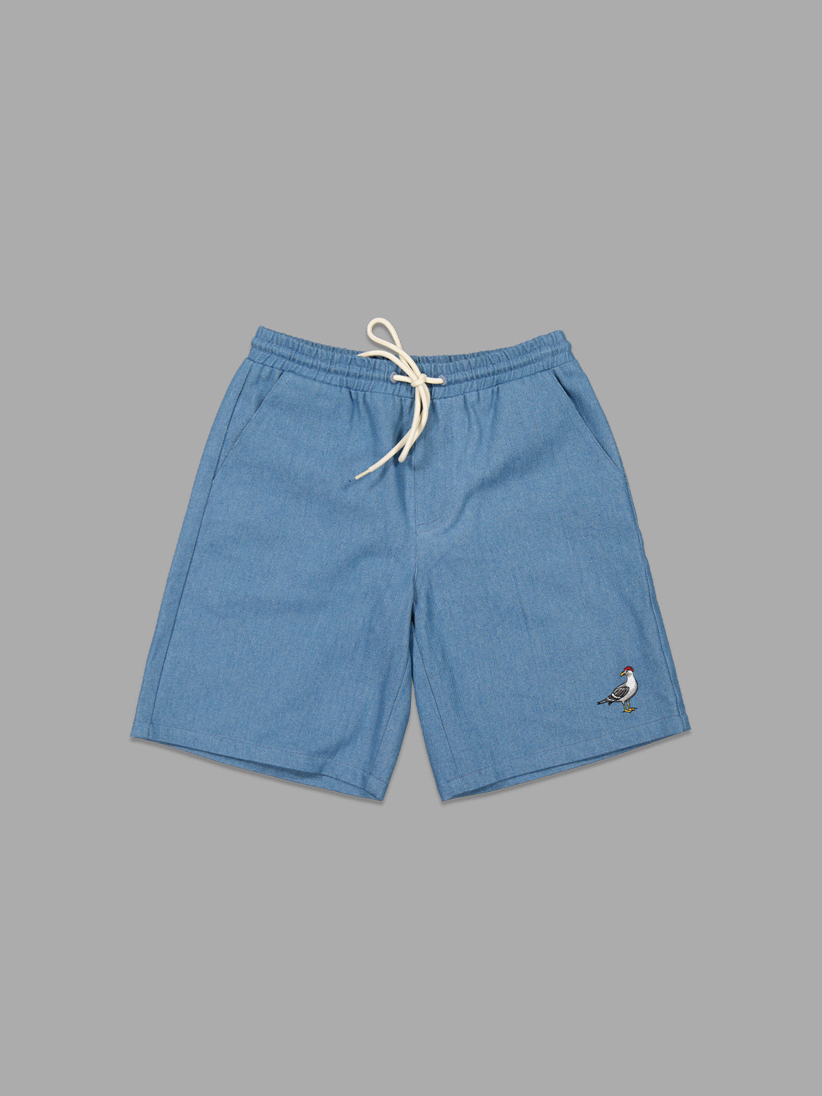 Just Another Fisherman Mini Gull Shorts Blue Denim