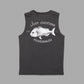 Just Another Fisherman Mini Snapper Logo Tank Aged Black