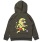 Minti A Sporty Lion Furry Hood Khaki