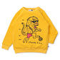 Minti Sporty Lion Furry Crew Mustard