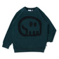 Minti Charcoal Skull Furry Crew Forest