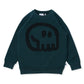 Minti Charcoal Skull Furry Crew Forest