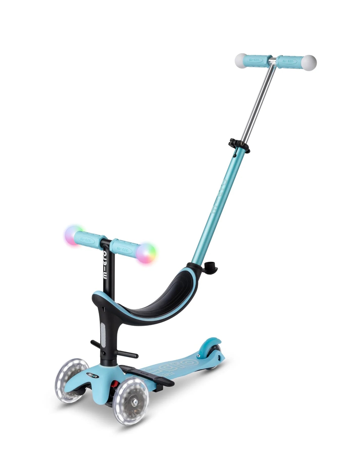 Micro Scooter Mini2Grow Deluxe Magic LED Scooter Blue