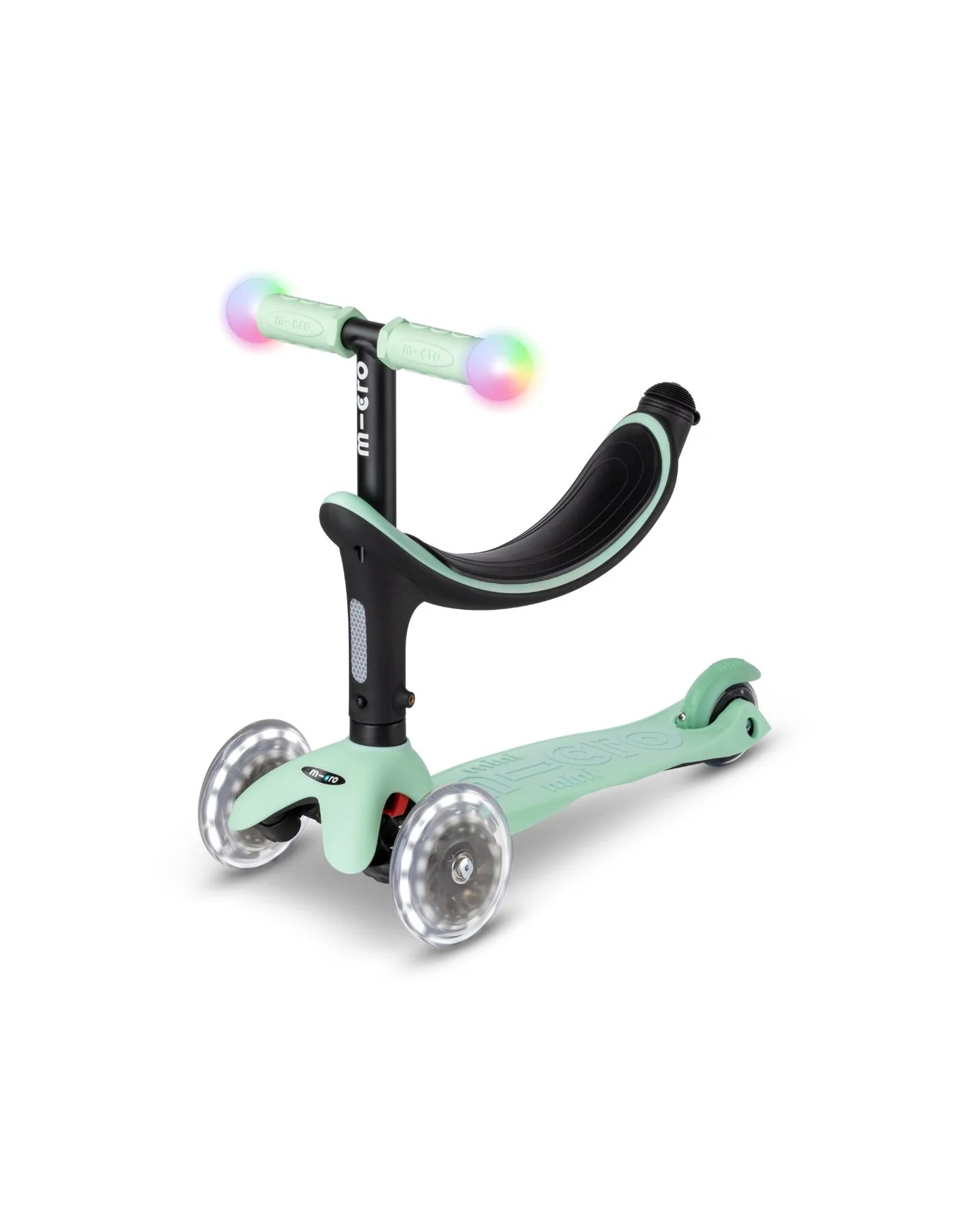 Micro Scooter Mini2Grow Deluxe Magic LED Scooter Mint