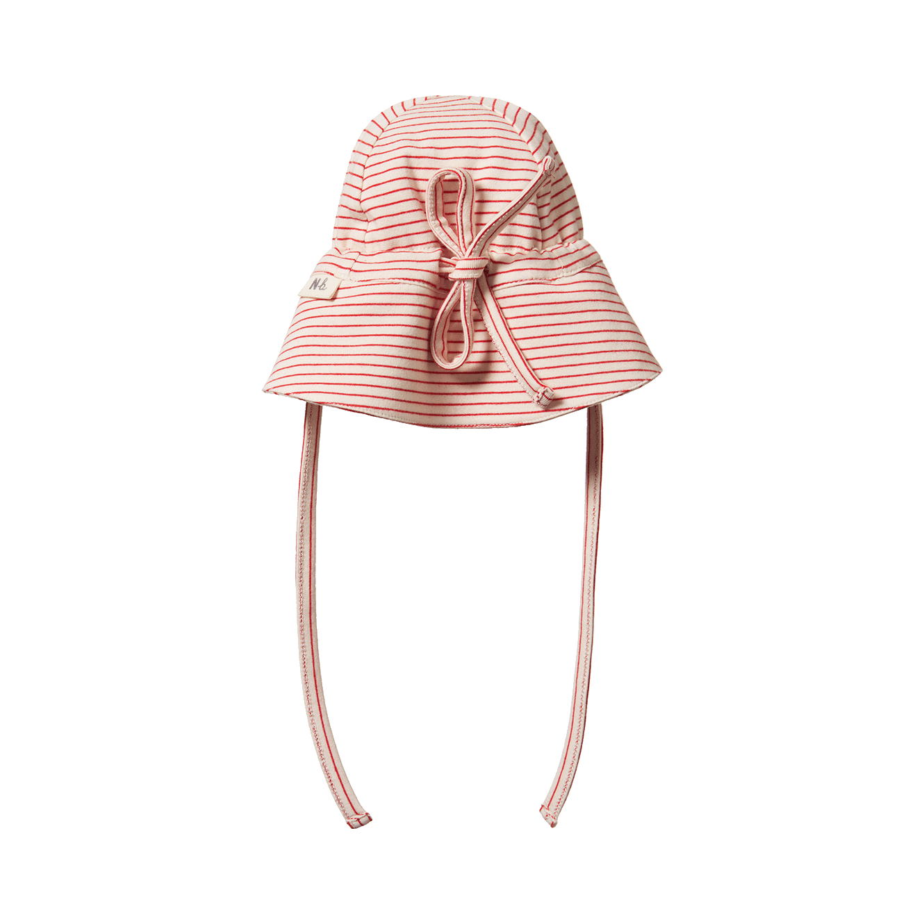 Nature Baby Dash Sunhat Red Pinstripe