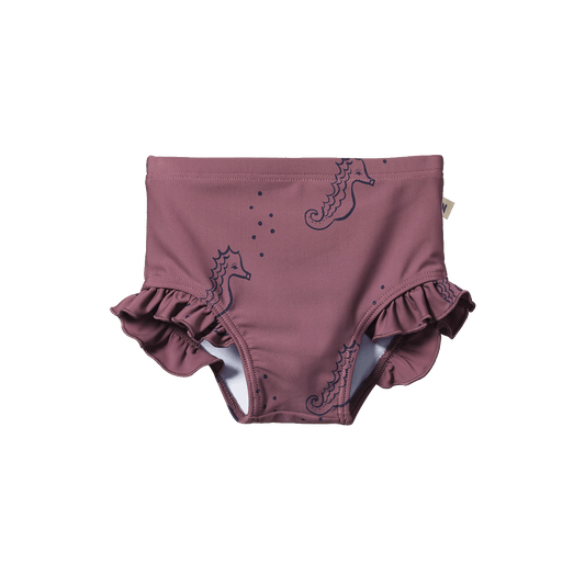 Nature Baby Ruffle Swim Shorts Neptune Print