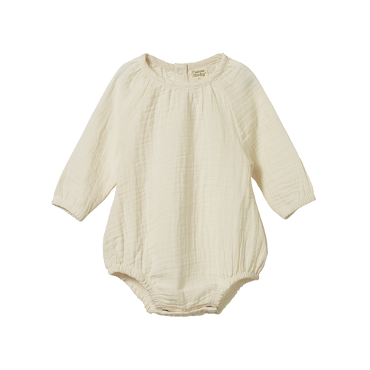 Nature Baby Meadow Bodysuit Natural Crinkle