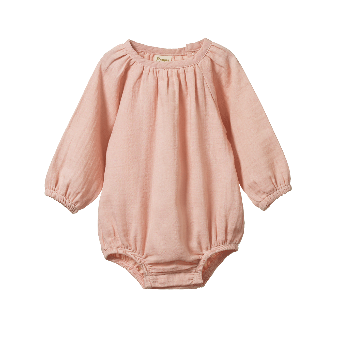 Nature Baby Meadow Bodysuit Rose Dust Crinkle