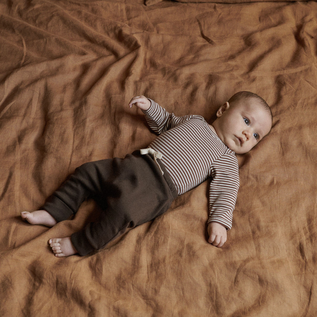 Nature Baby Drawstring Pants Pinecone