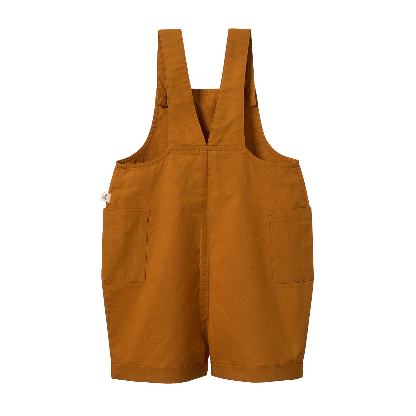 Nature Baby Tucker Shortie Overalls Dijon