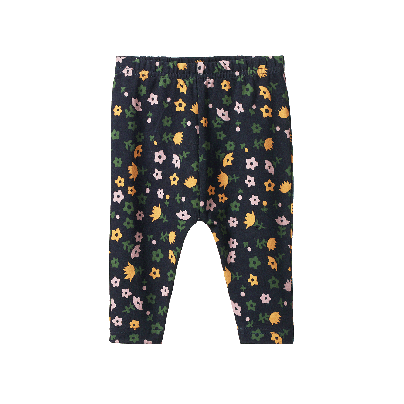 Nature Baby Leggings Navy Pollyanna Print