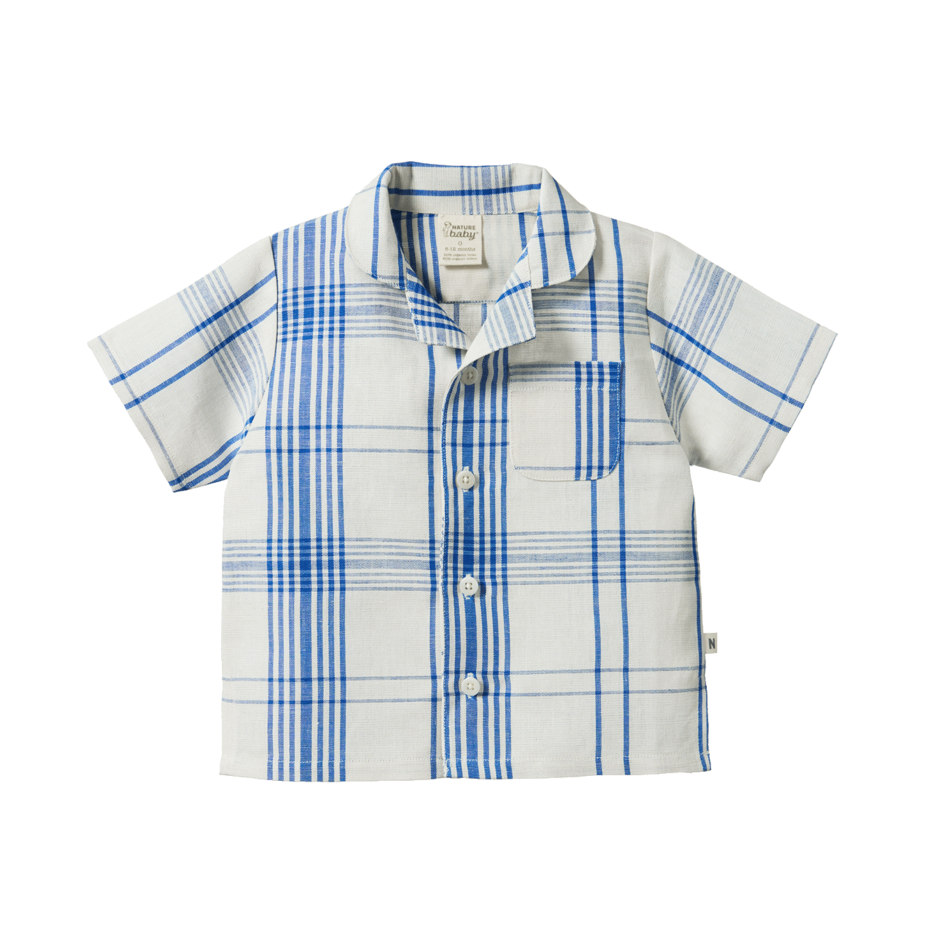 Nature Baby Guthrie Shirt Linen Clyde Check