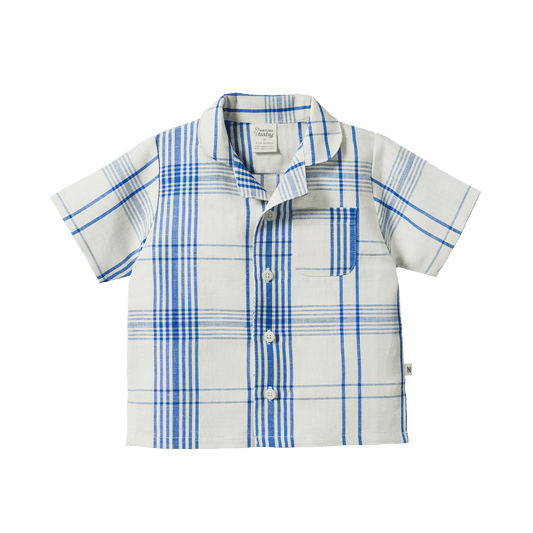 Nature Baby Guthrie Shirt Linen Clyde Check