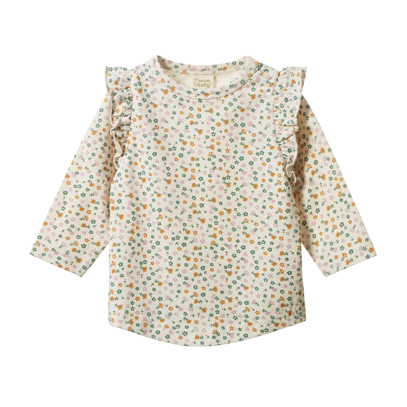 Nature Baby Iris Long Sleeve Tee Pollyanna Print