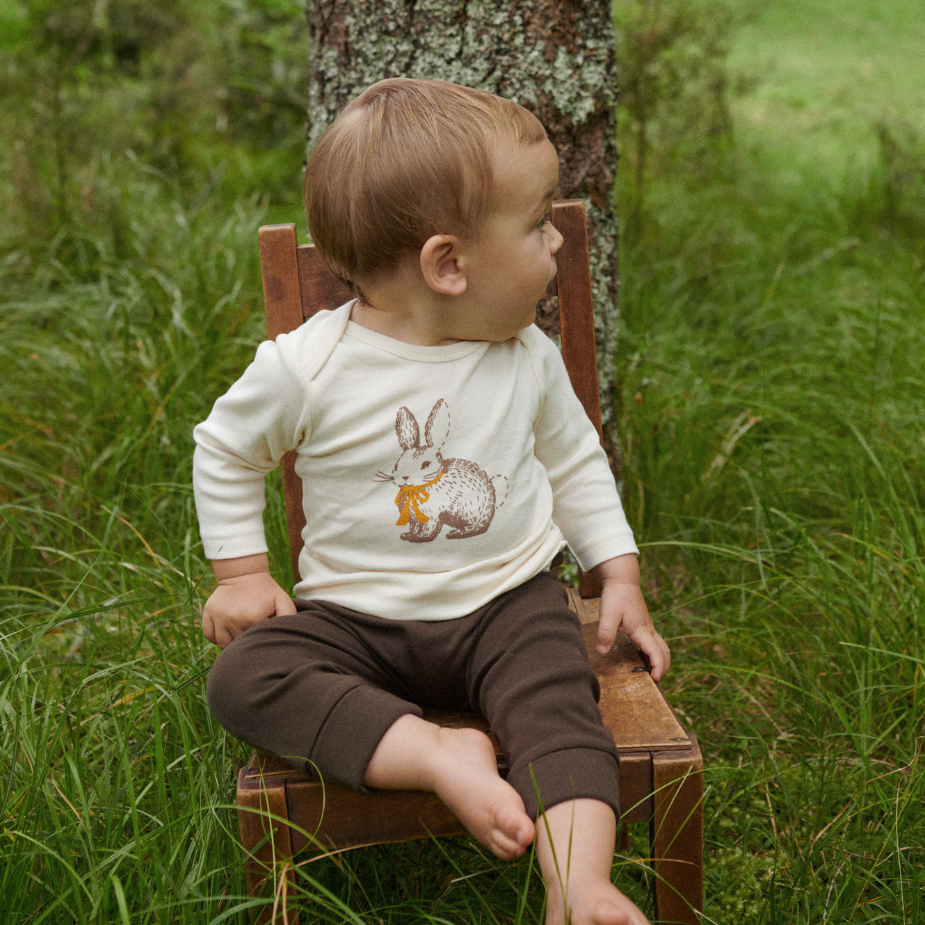 Nature Baby Drawstring Pants Pinecone