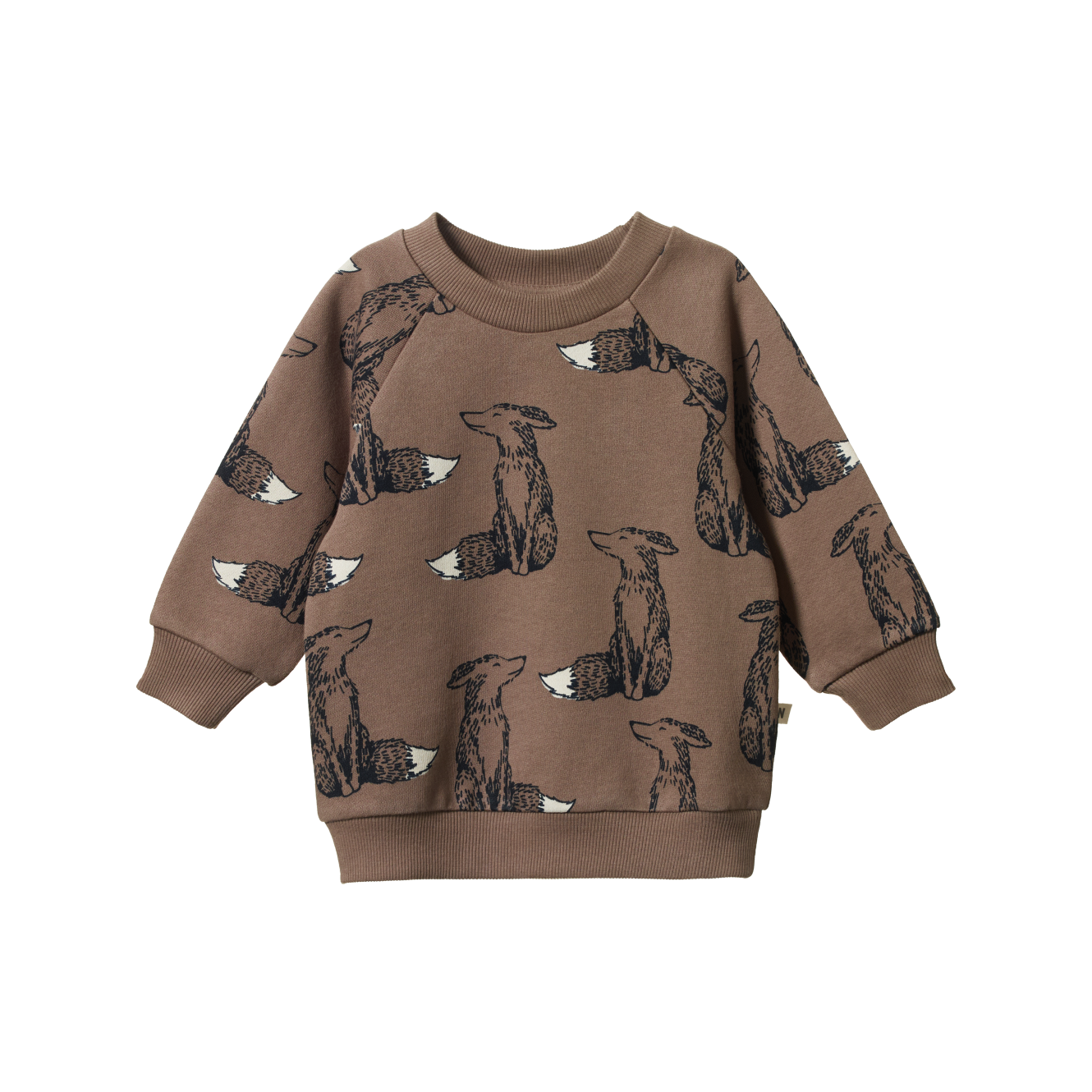 Nature Baby Emerson Sweater Foxy Cub Print