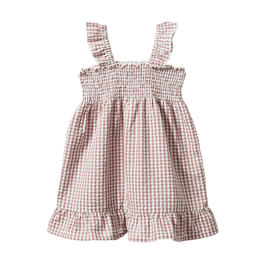 Nature Baby Gala Dress Twilight Check