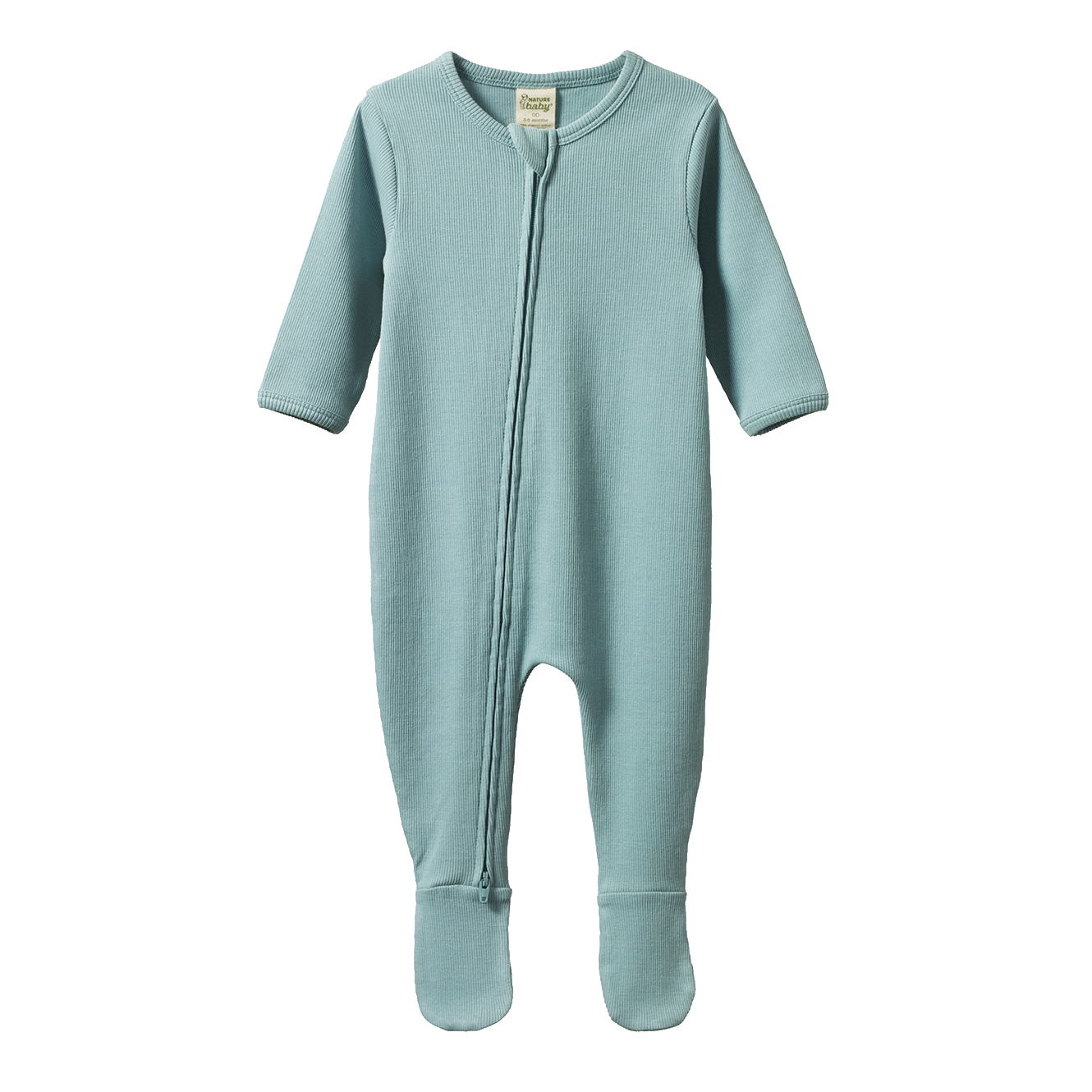 Nature Baby Dreamlands Suit Cotton Rib Powder Blue