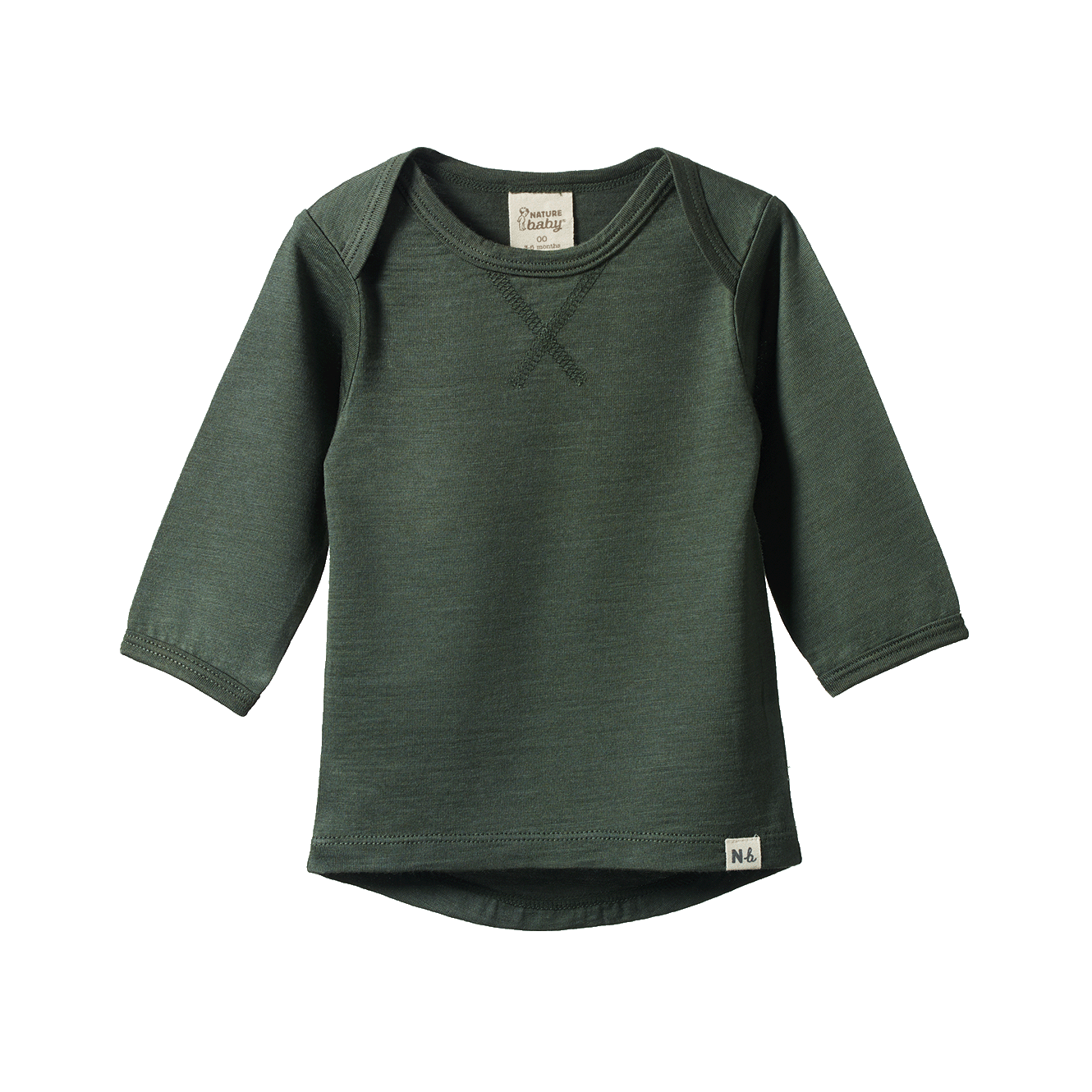 Nature Baby Merino Essential Tee Thyme