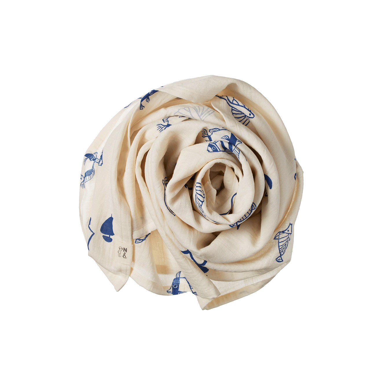 Nature Baby Muslin Wrap Atlantic Print