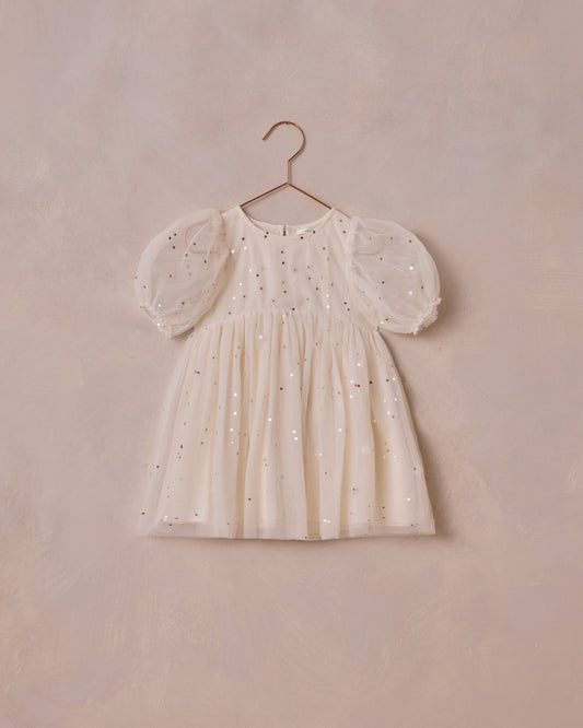 Noralee Luna Dress Confetti Ivory