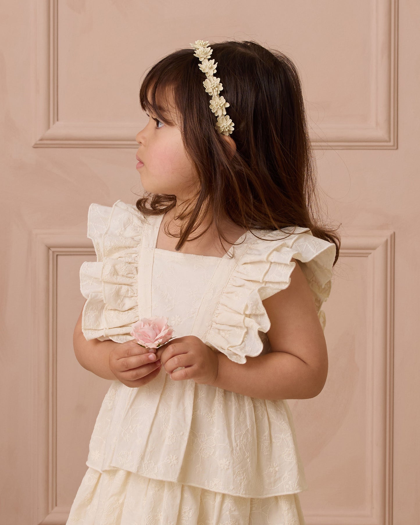 Noralee Floral Headband Ivory