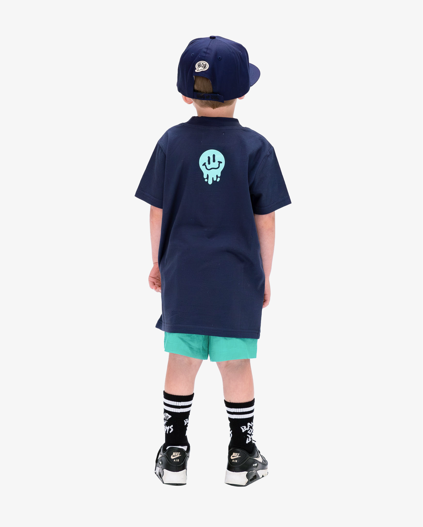 Band of Boys  Drippin in Smiles Flat Peak Cap Navy