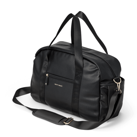 Pretty Brave Stella Baby Bag Black Pebble