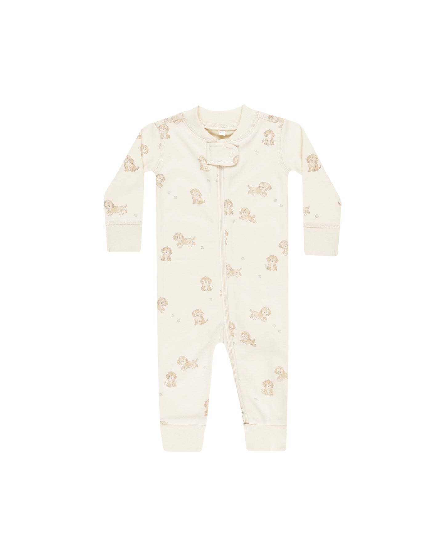 Quincy Mae Zip Longsleeve Sleeper | Puppies