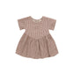 Quincy Mae Brielle Dress Plum Gingham