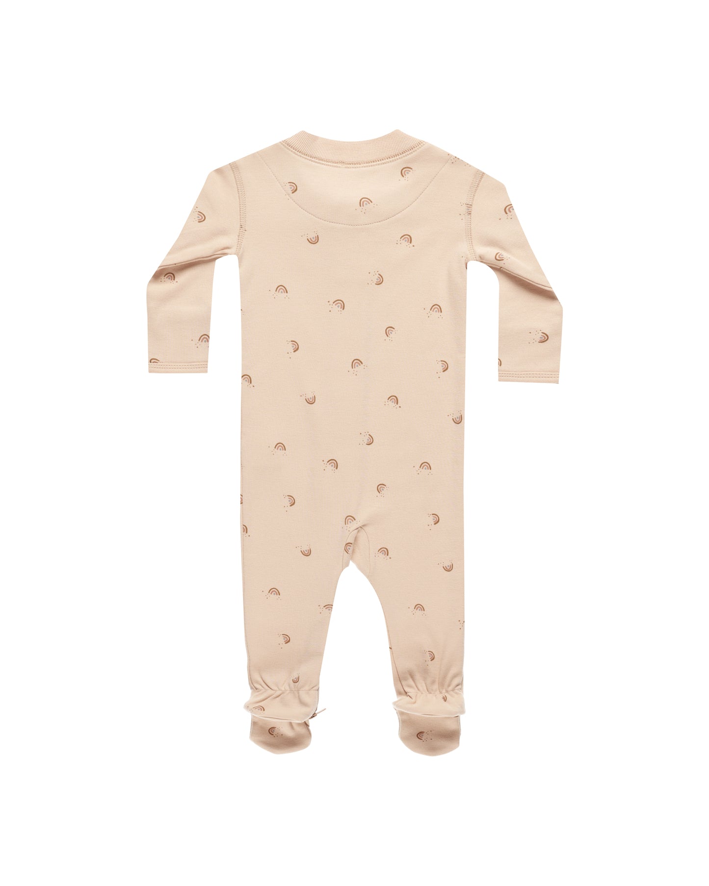 Quincy Mae Zip Long Sleeve Sleeper Footie Rainbows