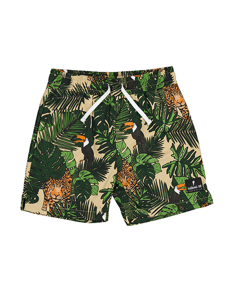 Radicool Jungle Leopard Drill Short