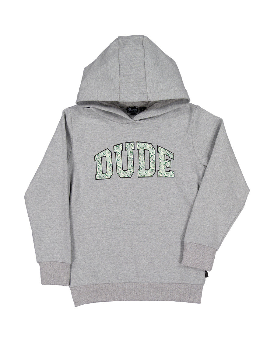 Radicool Varsity Dude Hood Grey Marl