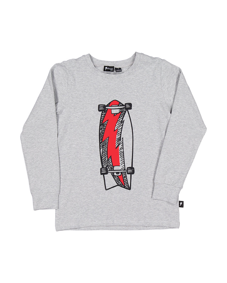 Radicool Flaming Board Long Sleeve Tee