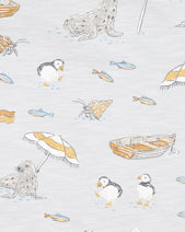 Minihaha Tee Puffin Print