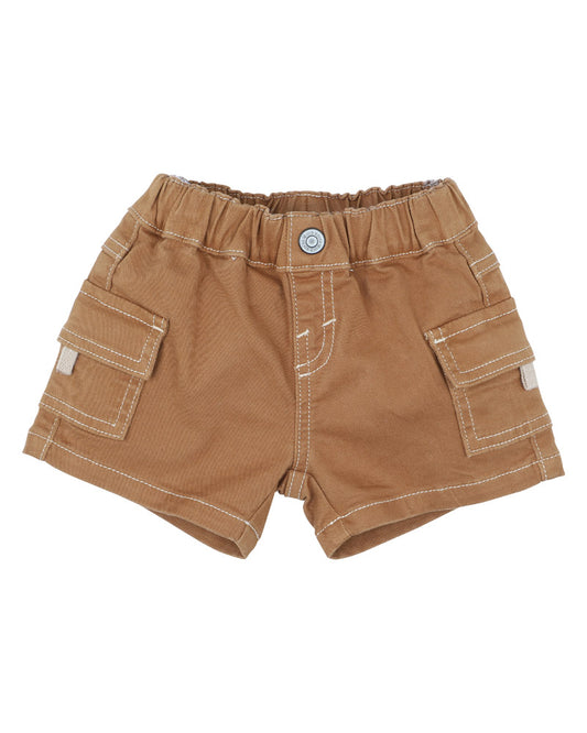 Minihaha Patch Pocket Shorts Caramel