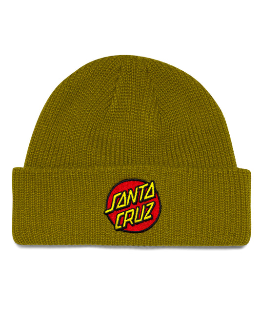 Santa Cruz Classic Dot Patch Beanie Moss