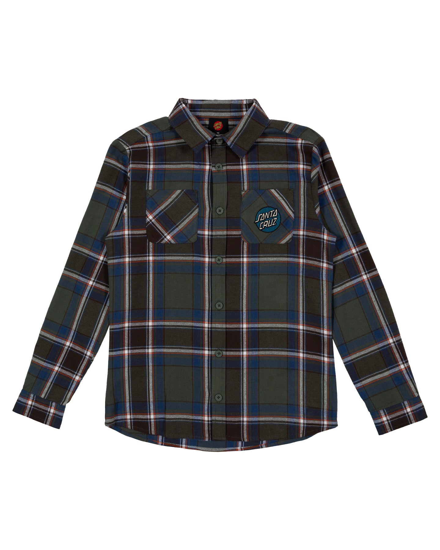 Santa Cruz Shred Long Sleeve Shirt Moss