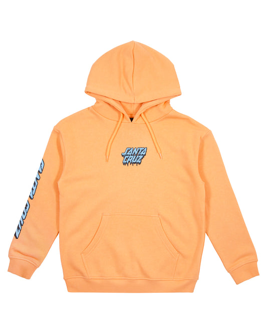 Santa Cruz Decaying Hand Centre Strip Hoodie Orange