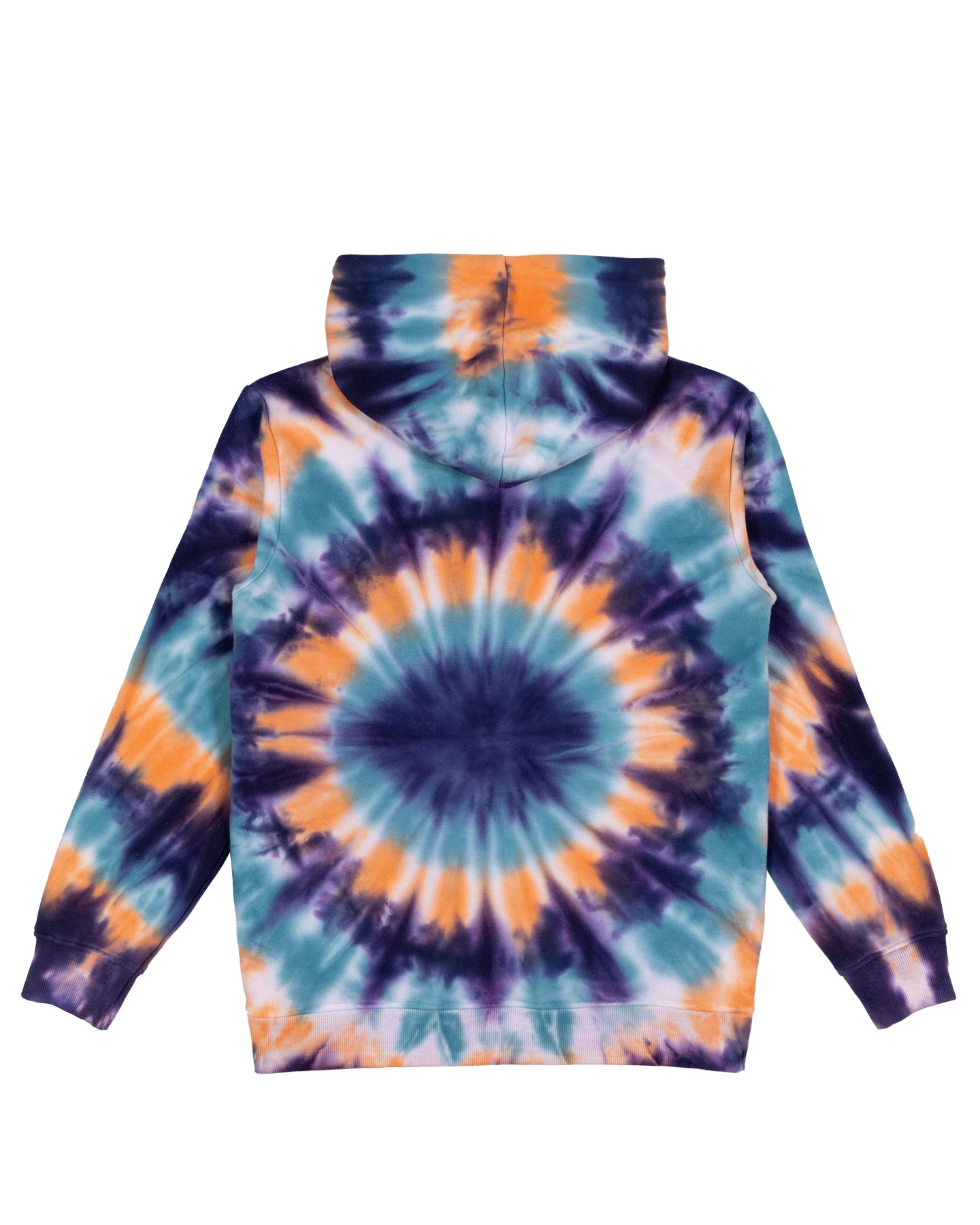 Santa Cruz Check Waste Dot Mono Front Hoodie Navy Tie Dye