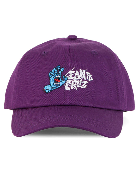 Santa Cruz Yelling Hand Dad Cap Purple