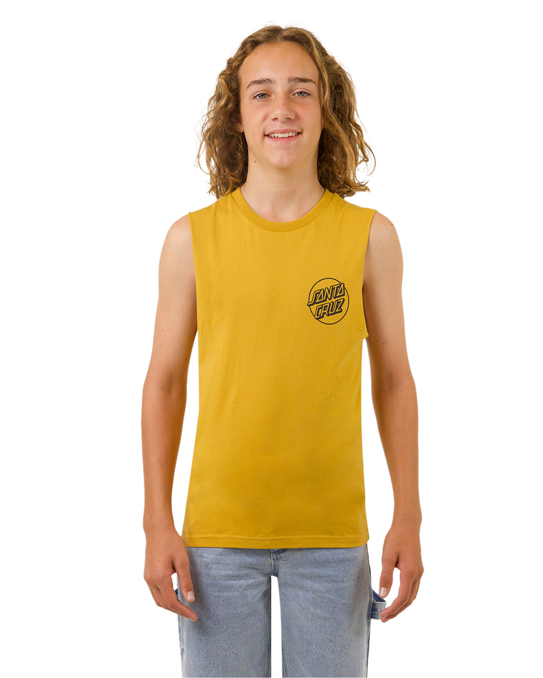 Santa Cruz Opus Screaming Hand Muscle Tee Tan