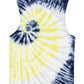 Santa Cruz Vivid Dot Mono Front Muscle Tee Navy Tie Dye