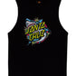 Santa Cruz Shark Dot Front Muscle Tee Black