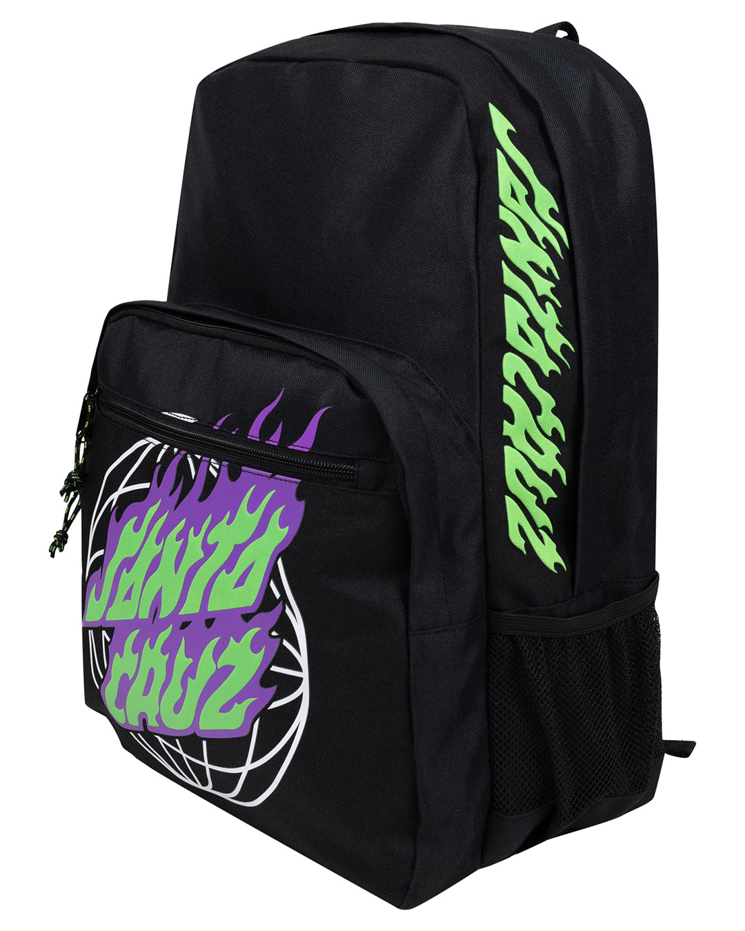 Santa Cruz Global Flame Dot Backpack Black