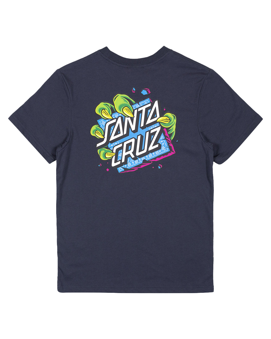 Santa Cruz Johnson Beast Dot Stack Tee Navy