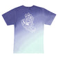 Santa Cruz Universal Hand Oval Dot Mono Tee Dark Blue Tie Dye