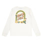 Santa Cruz Free Spirit Floral Front Long Sleeve Tee Cream